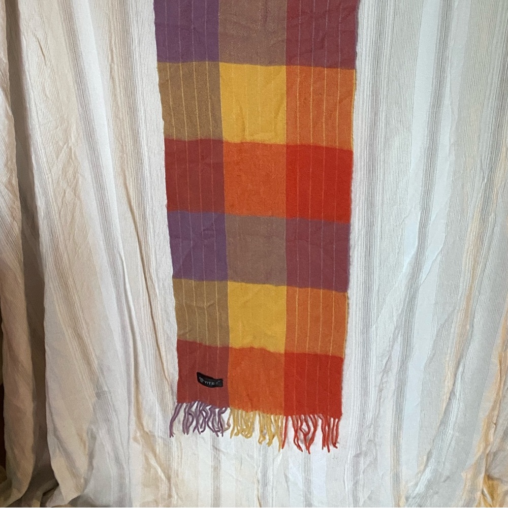 CASHMERE PLAID SCARF
